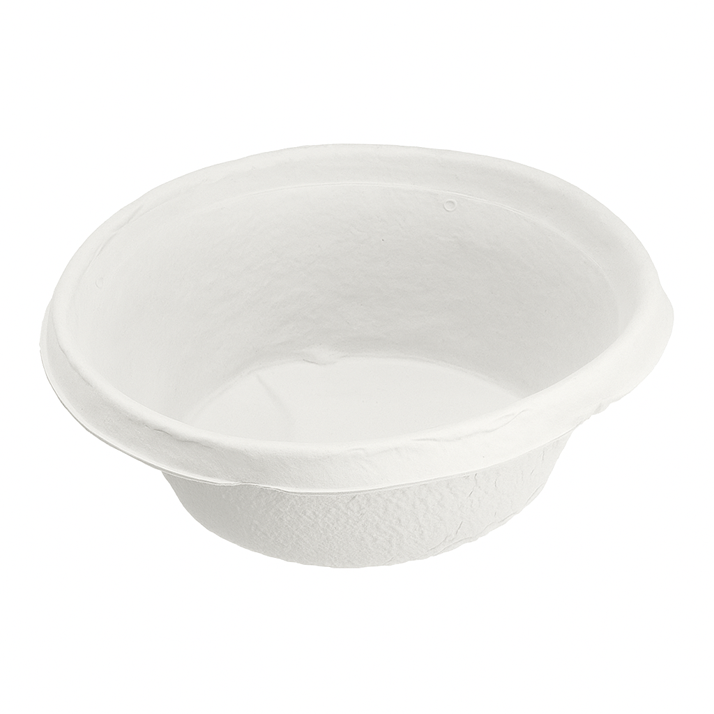 PULP-B1L200 Romed Disposable Bowl, 1L,  per 100 pcs in a polybag, 2x100 pcs = 200 pcs in a carton.